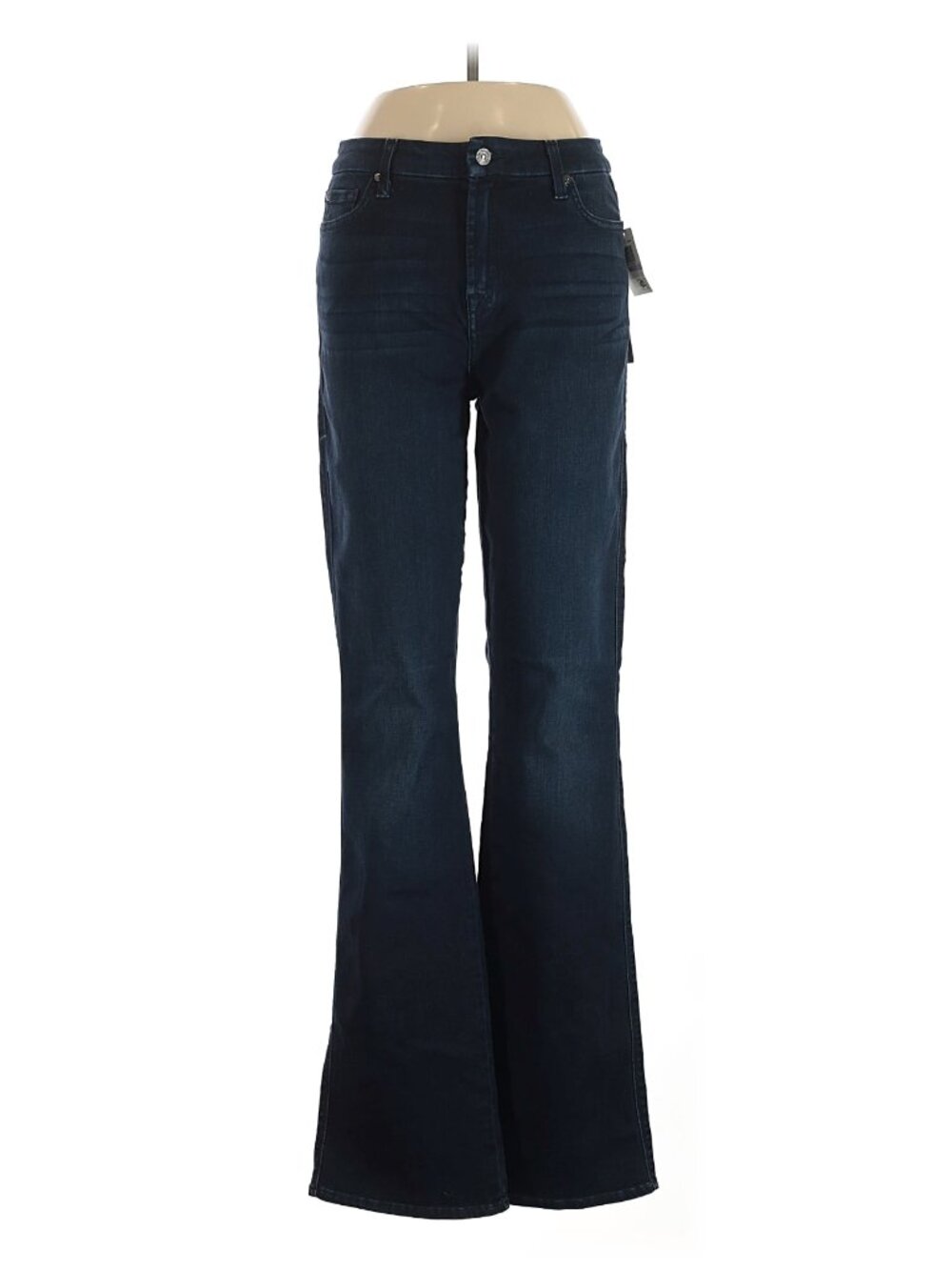 7 For All Mankind Dark Wash Jeans Flare Tall Girl Friendly